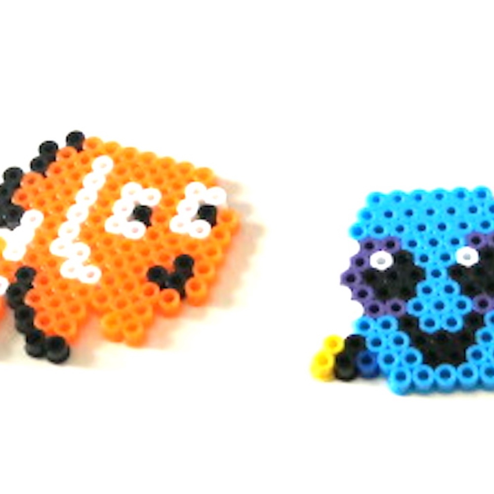 Perler Beads Set of 2 Baby Dory & Nemo